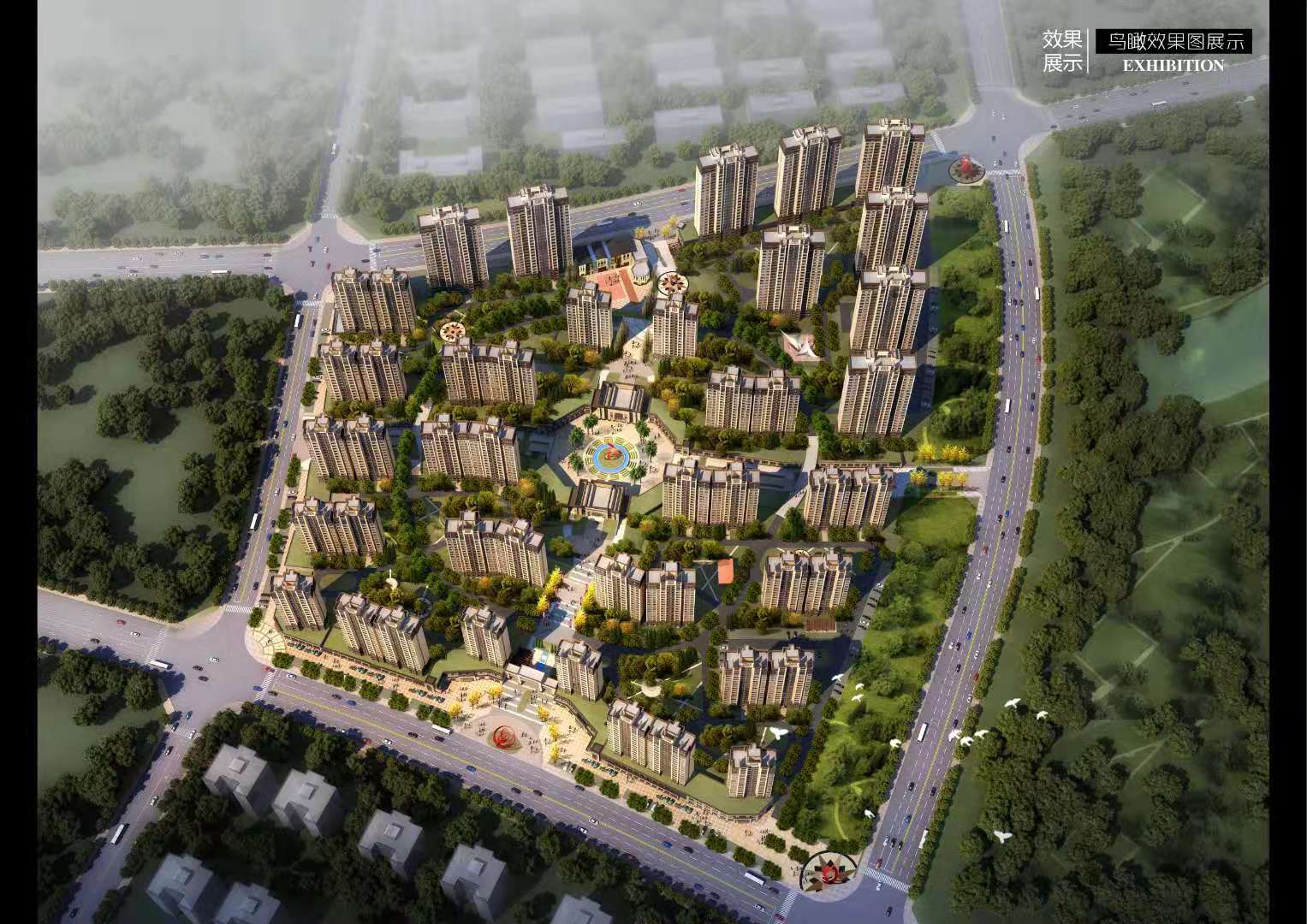 时代新城效果图_于都房产网
